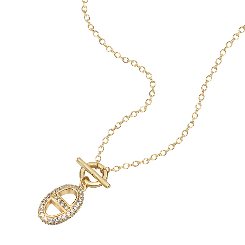 Women Long Gold Necklace - Image 3