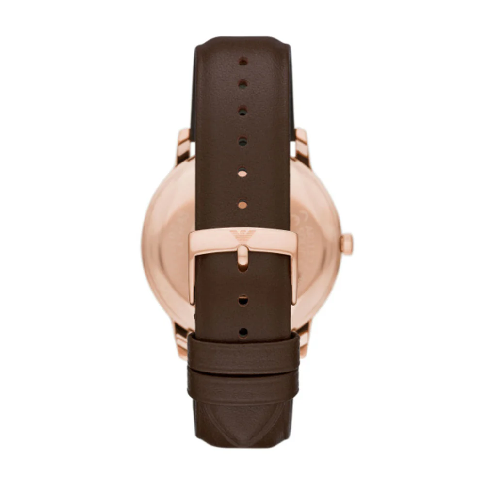 Men Minimalist Brown Watch - Image 3