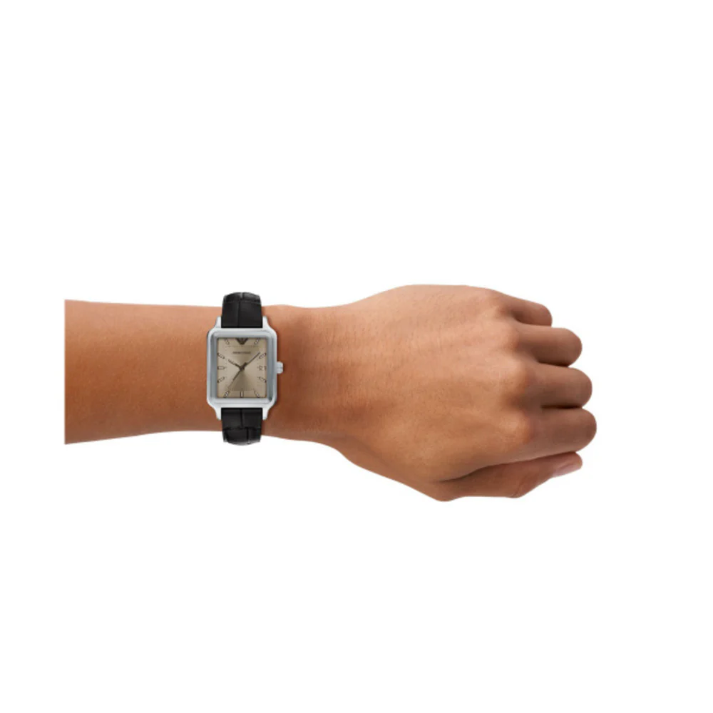 Men Brown Leather Watch - Image 4