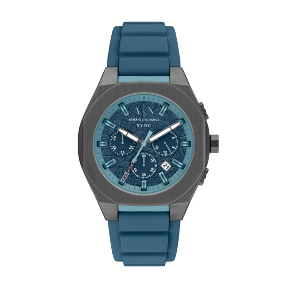Men Sync Blue Watch