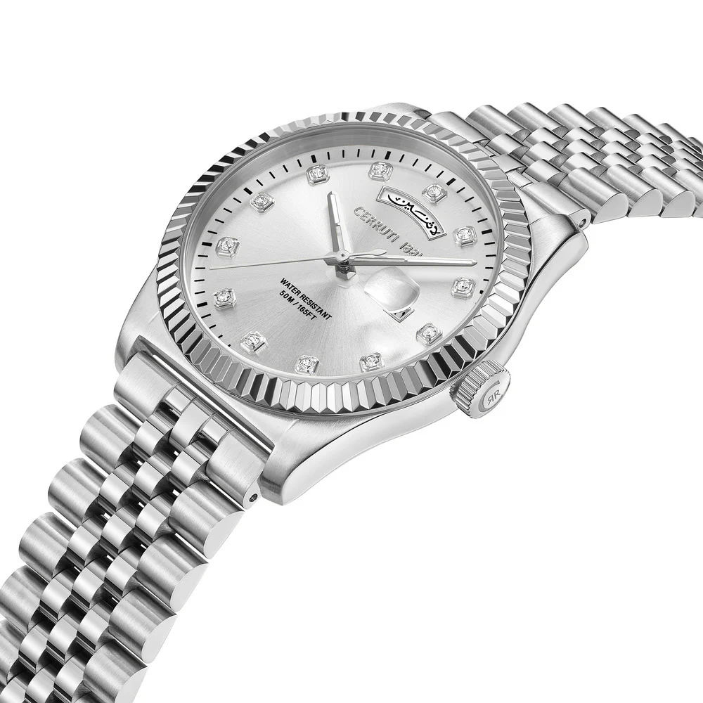Men Chienti Silver Watch - Image 2