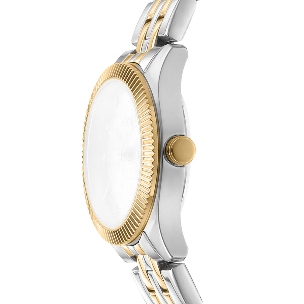 Women Logo Two Tone Watch - Image 2