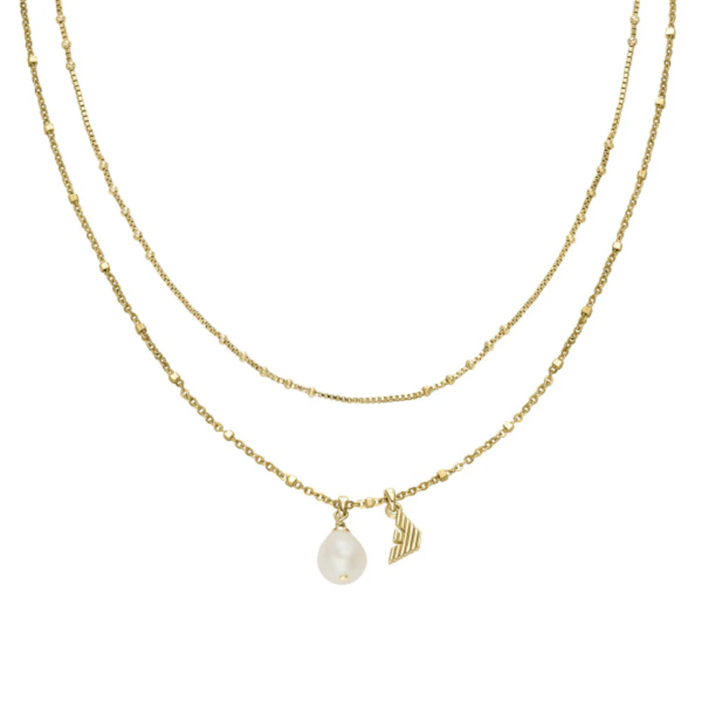 Women Eagle Logo Gold Necklace - Image 2