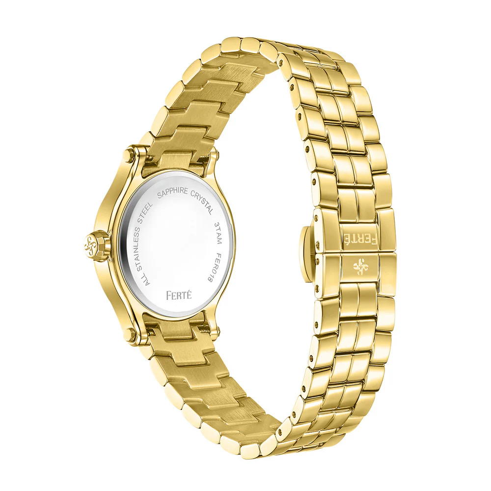 Women Gold Watch - Image 2