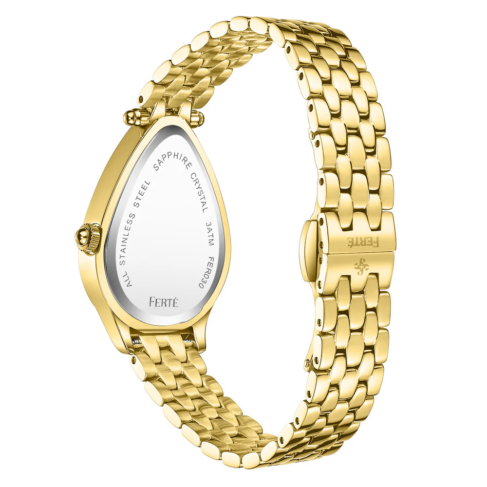 Women Gold Watch - Image 3