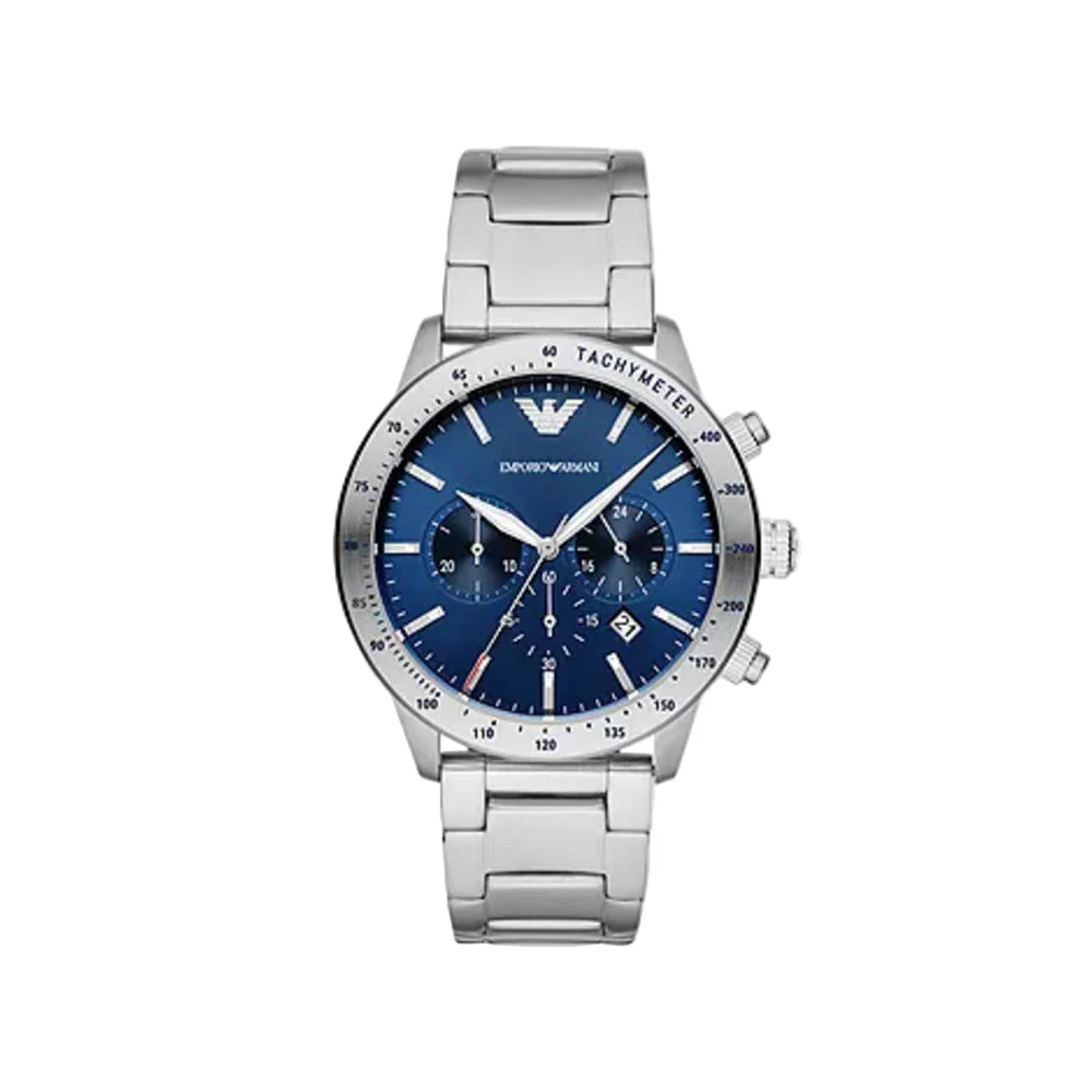 Men Mario Silver Watch