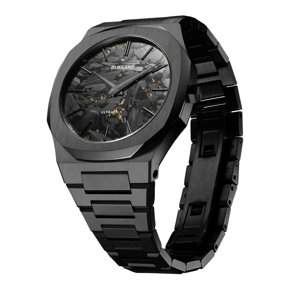 Men Ultra Thin Black Watch - Image 2