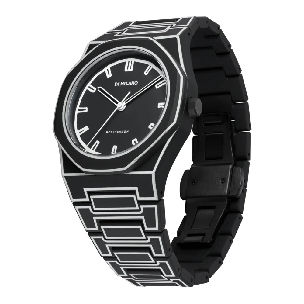 Unisex Polycarbon Black Watch - Image 2