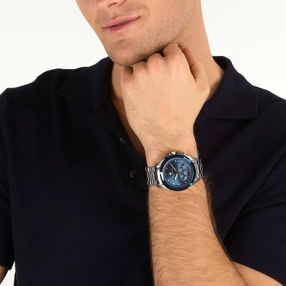 Men Traguardo Blue Watch - Image 4