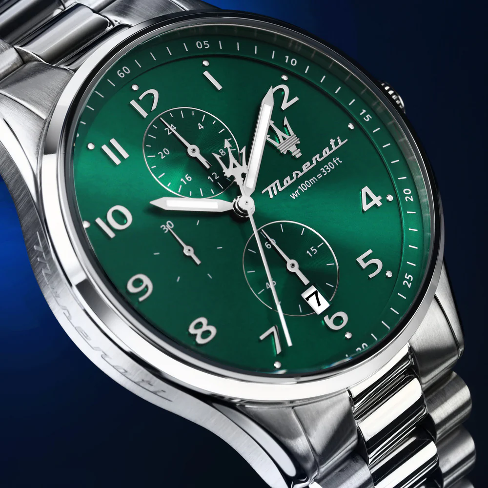Men Sorpasso Green Watch - Image 5