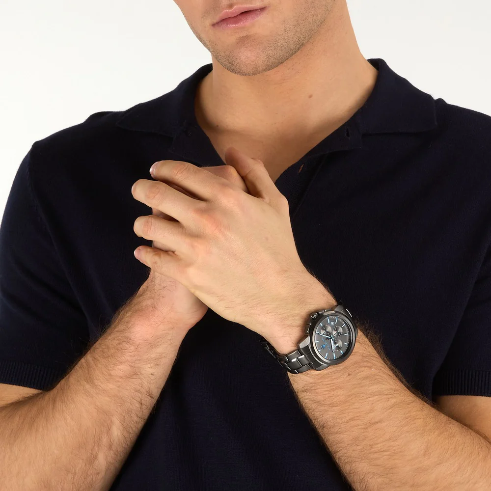 Men Dark Edition Grey Watch - Image 4