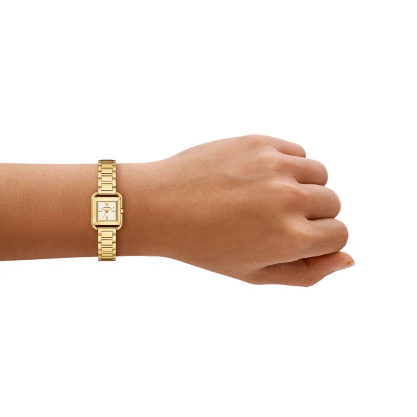 Women The Kira Square Golden Watch - Image 4