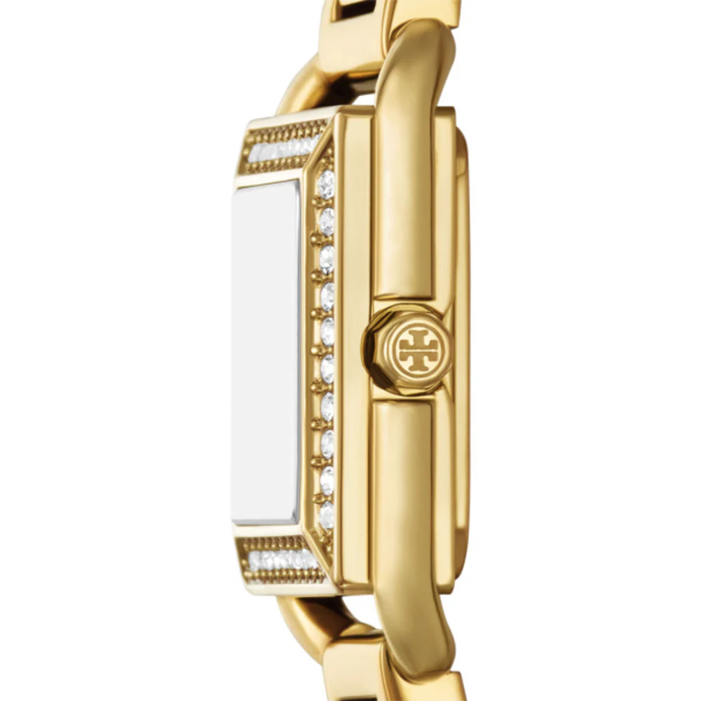 Women The Kira Square Small Gold Watch - Image 2