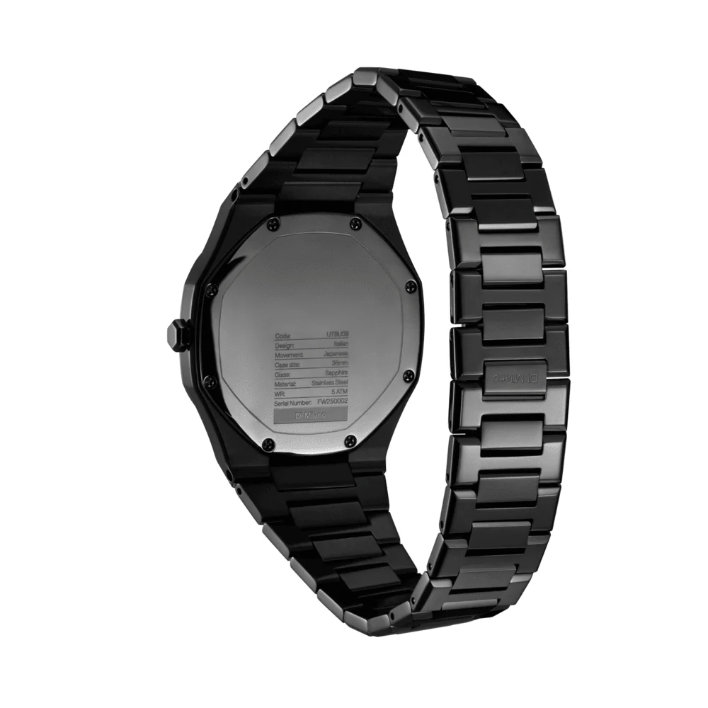 Unisex Black Mirror Watch - Image 4