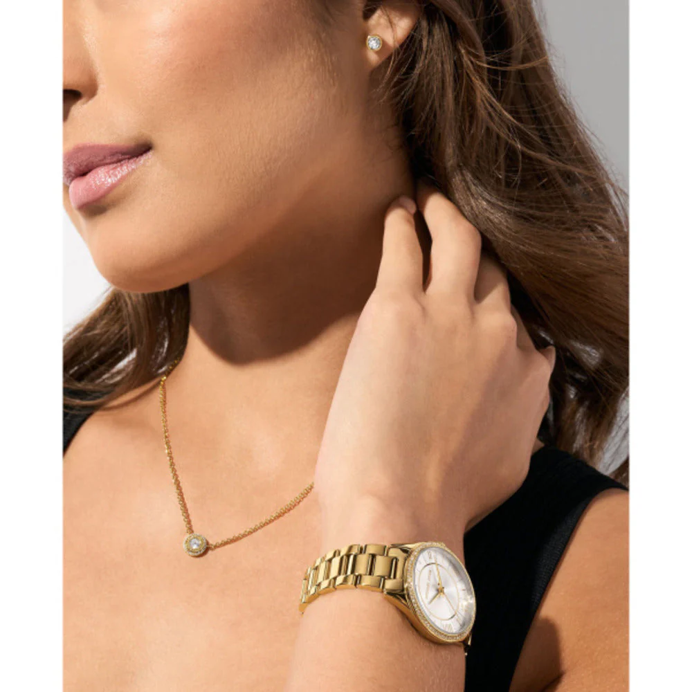 Women Lauryn Gold Watch Set - Image 4