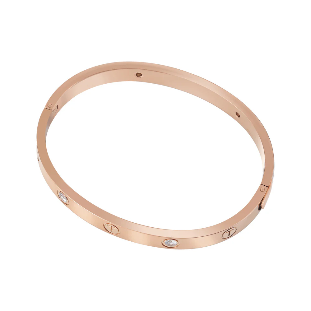Women Livia Rose Gold Bangle - Image 3