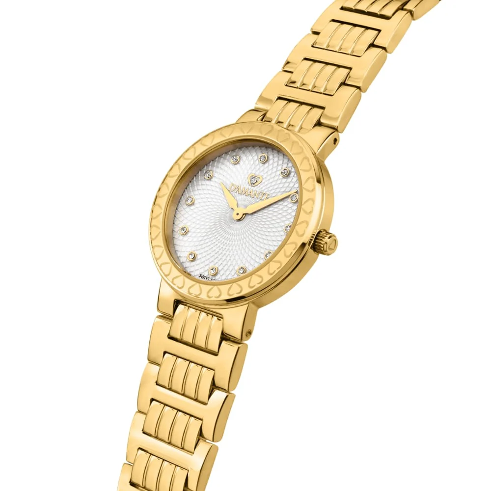 Women Logo Gold Watch - Image 2