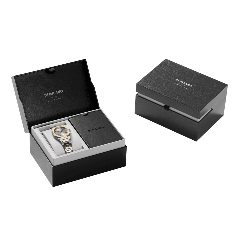 Women Ultra Thin Two Tone Watch - Image 5