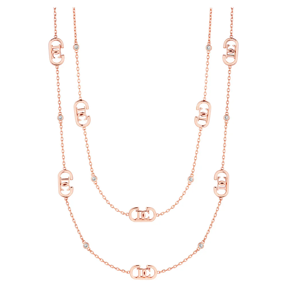 Women Voga Rose Gold Necklace